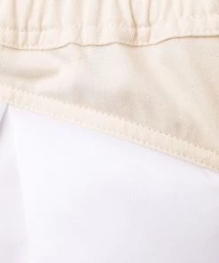 ( Nouvelle Collection ) Rick Owens Short Fogcatcher En Coton 21110 NATURAL/CHALK WHITE -Rick Owens Soldes 17881699 37737593 600