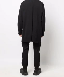 ( Nouvelle Collection ) Rick Owens Pull Tommy à Col V 09 BLACK -Rick Owens Soldes 17881702 37733783 600