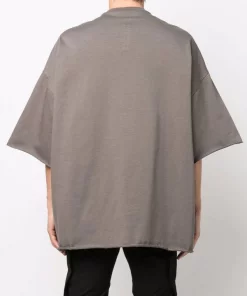 Rick Owens 34 DUST T-shirt Oversize à Encolure Ronde Homme -Rick Owens Soldes 17882248 37721824 600