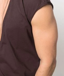 ( Nouvelle Collection ) Rick Owens Débardeur Dylan à Col V Profond Homme -Rick Owens Soldes 17882518 37902750 600