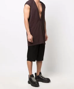 ( Nouvelle Collection ) Rick Owens Débardeur Dylan à Col V Profond Homme -Rick Owens Soldes 17882518 37904945 600