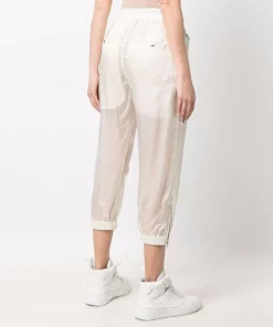 ( Nouvelle Collection ) Rick Owens 21 NATURAL Pantalon Court à Lien De Resserrage Femme -Rick Owens Soldes 17882537 37746228 600