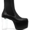 ( Nouvelle Collection ) Rick Owens Bottes Fog 120 Mm à Plateforme BLACK -Rick Owens Soldes 17882598 38547137 600