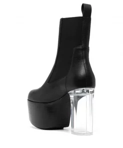 ( Nouvelle Collection ) Rick Owens Bottes Fog 120 Mm à Plateforme BLACK -Rick Owens Soldes 17882598 38547139 600