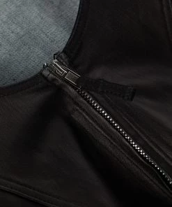 ( Nouvelle Collection ) Rick Owens Robe à Design Sans Manches BLACK -Rick Owens Soldes 17882783 38424860 600