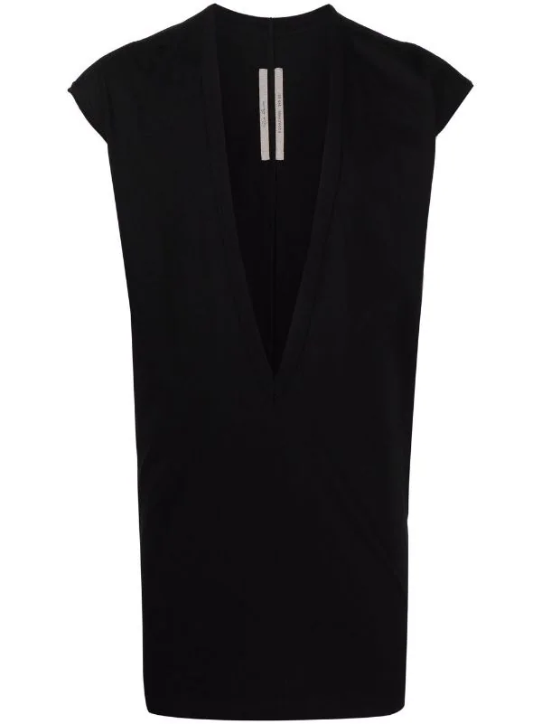 ( Nouvelle Collection ) Rick Owens 09 BLACK Débardeur Dylan à Col V Profond Homme 3 ( Nouvelle Collection ) Rick Owens 09 BLACK Débardeur Dylan à Col V Profond Homme