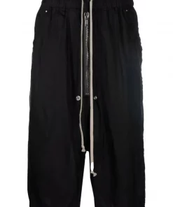 ( Nouvelle Collection ) Rick Owens Short Bela Pods à Coupe Sarouel Homme