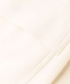 ( Nouvelle Collection ) Rick Owens 21 NATURAL Pantalon Court à Lien De Resserrage Femme -Rick Owens Soldes 17883233 37775781 600