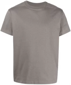 ( Nouvelle Collection ) Rick Owens 34 DUST T-shirt à Encolure Ronde Homme