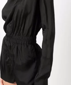 Rick Owens 09 BLACK Combishort Drapée à Design à Une épaule Femme 11 Rick Owens 09 BLACK Combishort Drapée à Design à Une épaule Femme -Rick Owens Soldes 17884729 37741888 600