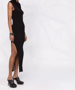 ( Nouvelle Collection ) Rick Owens Robe Sans Manches à Col Bénitier 09 BLACK 15 ( Nouvelle Collection ) Rick Owens Robe Sans Manches à Col Bénitier 09 BLACK -Rick Owens Soldes 17887484 37838273 600