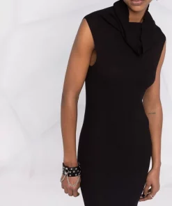 ( Nouvelle Collection ) Rick Owens Robe Sans Manches à Col Bénitier 09 BLACK 14 ( Nouvelle Collection ) Rick Owens Robe Sans Manches à Col Bénitier 09 BLACK -Rick Owens Soldes 17887484 37905729 600