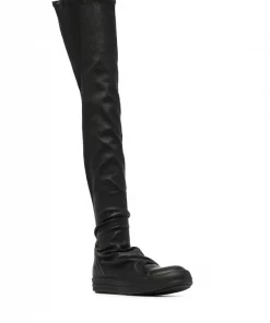 ( Nouvelle Collection ) Rick Owens Cuissardes En Cuir Femme -Rick Owens Soldes 17900777 37899135 600