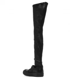 ( Nouvelle Collection ) Rick Owens Cuissardes En Cuir Femme -Rick Owens Soldes 17900777 37899136 600