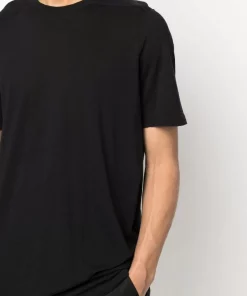 ( Nouvelle Collection ) Rick Owens 09 BLACK T-shirt à Manches Courtes Homme -Rick Owens Soldes 17901583 37969267 600