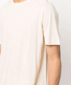 ( Nouvelle Collection ) Rick Owens 21 NATURAL T-shirt à Manches Courtes Homme -Rick Owens Soldes 17901584 37970309 600