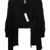 ( Nouvelle Collection ) Rick Owens Veste Drapée à Manches Longues Homme