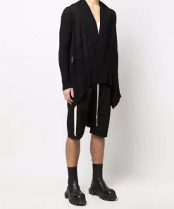 ( Nouvelle Collection ) Rick Owens Veste Drapée à Manches Longues Homme -Rick Owens Soldes 17901585 37809856 600