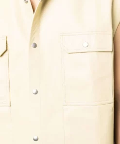 ( Nouvelle Collection ) Rick Owens Veston En Cuir 32 VANILLA -Rick Owens Soldes 17902260 37809817 600