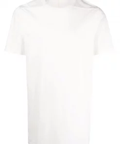 ( Nouvelle Collection ) Rick Owens T-shirt à Col Ras Du Cou Homme