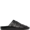 ( Nouvelle Collection ) Rick Owens 09 BLACK Sandales Granola En Cuir Femme -Rick Owens Soldes 17903333 37992355 600