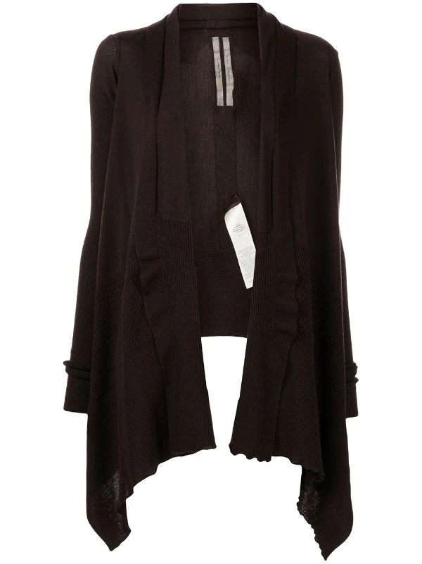 ( Nouvelle Collection ) Rick Owens Cardigan Cache-cœur à Design Drapé 64 OXBLOOD 3 ( Nouvelle Collection ) Rick Owens Cardigan Cache-cœur à Design Drapé 64 OXBLOOD