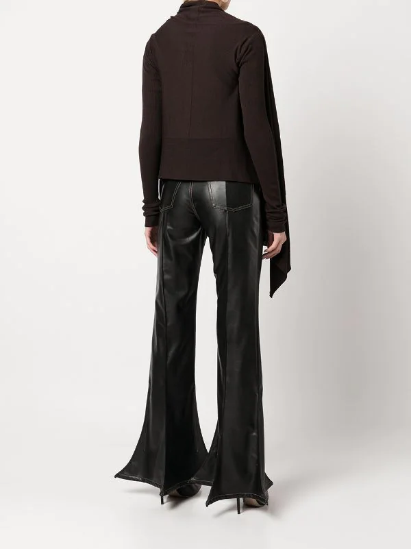 ( Nouvelle Collection ) Rick Owens Cardigan Cache-cœur à Design Drapé 64 OXBLOOD 6 ( Nouvelle Collection ) Rick Owens Cardigan Cache-cœur à Design Drapé 64 OXBLOOD – Image 4