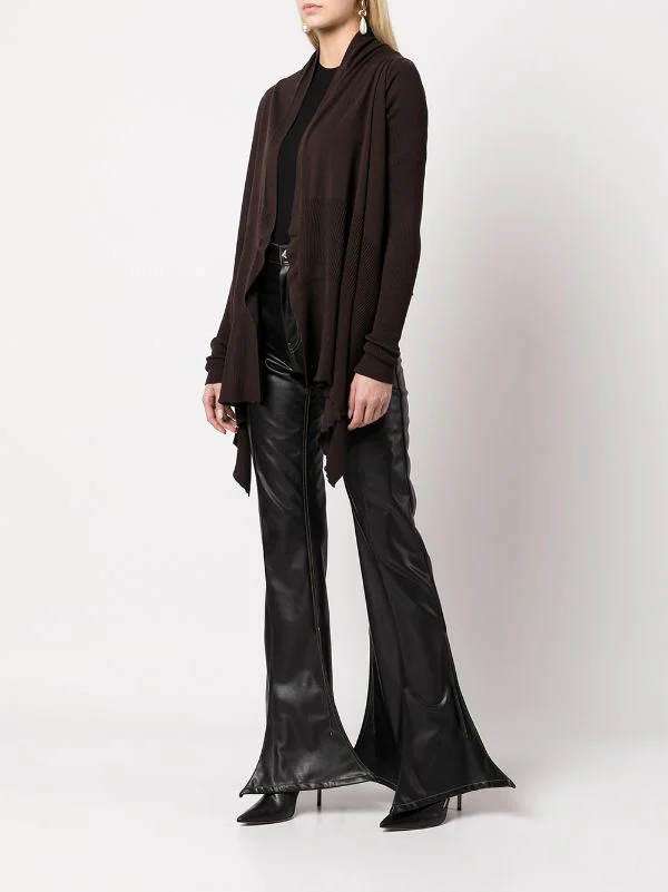 ( Nouvelle Collection ) Rick Owens Cardigan Cache-cœur à Design Drapé 64 OXBLOOD 5 ( Nouvelle Collection ) Rick Owens Cardigan Cache-cœur à Design Drapé 64 OXBLOOD – Image 3