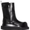 ( Nouvelle Collection ) Rick Owens Bottes Fog Pocket Cyclops En Cuir 99 BLACK/BLACK -Rick Owens Soldes 17906478 39247930 600