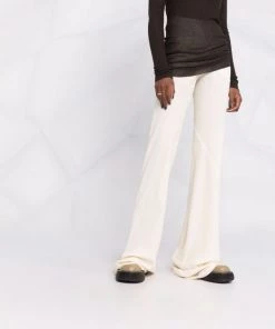 ( Nouvelle Collection ) Rick Owens Pantalon évasé à Taille Nervurée Femme 14 ( Nouvelle Collection ) Rick Owens Pantalon évasé à Taille Nervurée Femme -Rick Owens Soldes 17907751 37799938 600