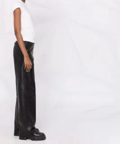 ( Nouvelle Collection ) Rick Owens T-shirt Slim à Col Rond Femme -Rick Owens Soldes 17907755 37939737 600