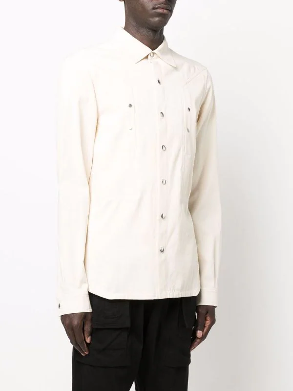 Rick Owens Chemise à Manches Longues Homme 5 Rick Owens Chemise à Manches Longues Homme – Image 3