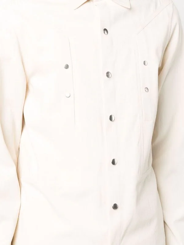 Rick Owens Chemise à Manches Longues Homme 7 Rick Owens Chemise à Manches Longues Homme – Image 5