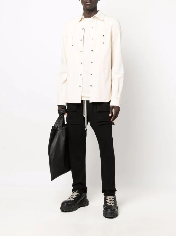 Rick Owens Chemise à Manches Longues Homme 4 Rick Owens Chemise à Manches Longues Homme – Image 2