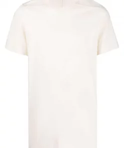 ( Positively Conscious ) Rick Owens T-shirt à Col Ras Du Cou 21 NATURAL
