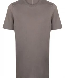 ( Positively Conscious ) Rick Owens T-shirt à Col Ras Du Cou 34 DUST