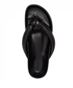 ( Nouvelle Collection ) Rick Owens Sandales Matelassées à Détail Noué Femme -Rick Owens Soldes 17913522 37808512 600
