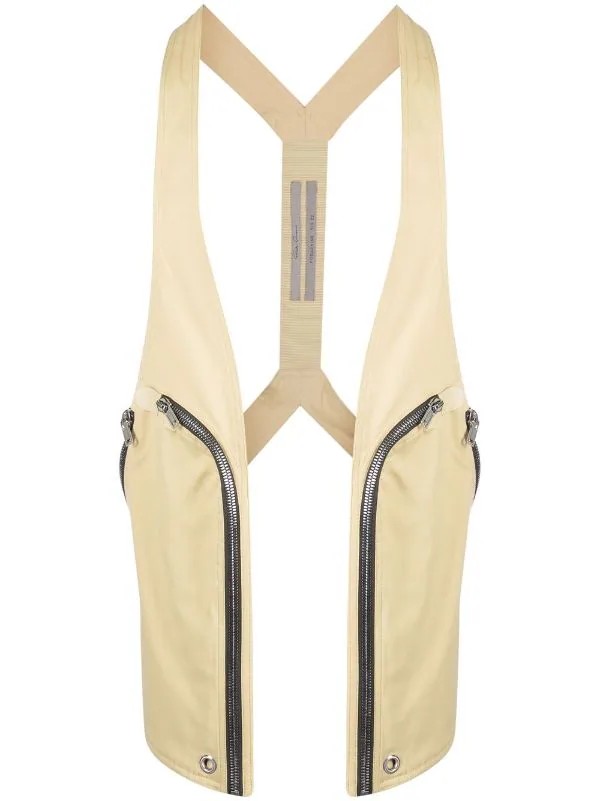 ( Nouvelle Collection ) Rick Owens 32 VANILLA Débardeur Bauhaus En Cuir Homme 3 ( Nouvelle Collection ) Rick Owens 32 VANILLA Débardeur Bauhaus En Cuir Homme