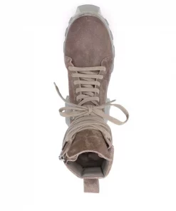 ( Nouvelle Collection ) Rick Owens Bottes En Daim à Lacets Homme -Rick Owens Soldes 17914537 37742763 600