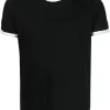 ( Nouvelle Collection ) Rick Owens T-shirt à Bords Contrastants Homme -Rick Owens Soldes 17915050 37939261 600