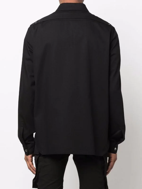 Rick Owens Chemise à Manches Longues Homme 6 Rick Owens Chemise à Manches Longues Homme – Image 4
