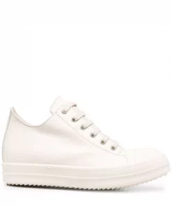 ( Nouvelle Collection ) Rick Owens Baskets à Bout Rond Femme