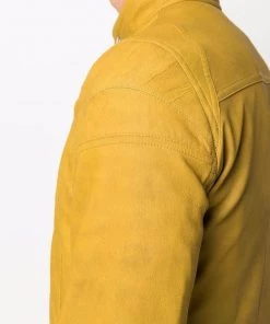 ( Nouvelle Collection ) Rick Owens 72 SULPHATE Veste En Cuir à Fermeture Zippée Homme -Rick Owens Soldes 17927052 37813747 600