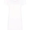 ( Nouvelle Collection ) Rick Owens T-shirt Mi-long En Coton Biologique 11 MILK -Rick Owens Soldes 17929349 38172687 600