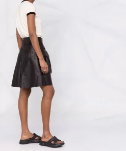 ( Nouvelle Collection ) Rick Owens 2109 NATURAL/BLACK T-shirt à Bords Contrastants Femme -Rick Owens Soldes 17929743 37823665 600