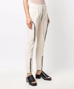 ( Nouvelle Collection ) Rick Owens Pantalon Slim à Zips Femme -Rick Owens Soldes 17931920 38035549 600
