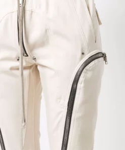 ( Nouvelle Collection ) Rick Owens Pantalon Slim à Zips Femme -Rick Owens Soldes 17931920 38037104 600