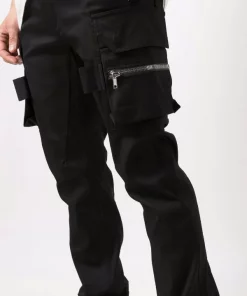 ( Nouvelle Collection ) Rick Owens 09 BLACK Pantalon Sarouel à Lien De Resserrage Homme -Rick Owens Soldes 17932696 38028620 600
