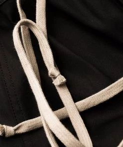 ( Nouvelle Collection ) Rick Owens 09 BLACK Pantalon Sarouel à Lien De Resserrage Homme -Rick Owens Soldes 17932696 38029632 600