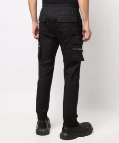 ( Nouvelle Collection ) Rick Owens 09 BLACK Pantalon Sarouel à Lien De Resserrage Homme -Rick Owens Soldes 17932696 38029636 600